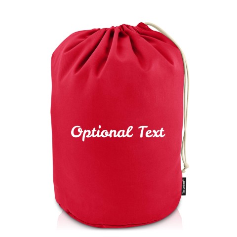Large (44c x 28cm base) - Red Cotton Fabric