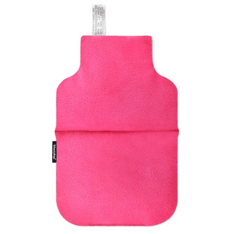 - Fuchsia Pink Fleece Fabric with Organic Lavender (Personalised with Text)