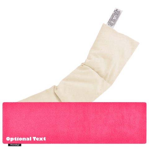 - Fuchsia Pink Fleece Fabric with Organic Lavender and Removable Cover