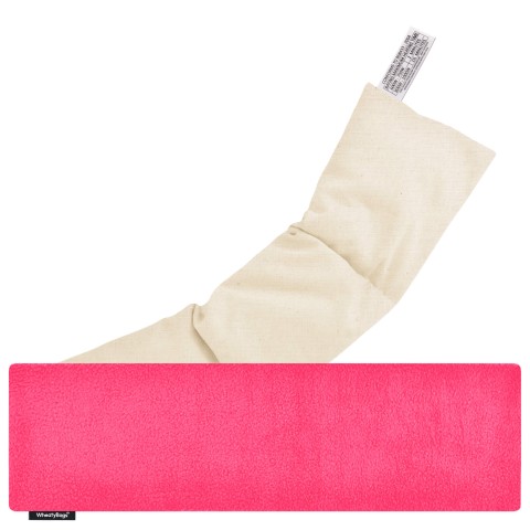 - Fuchsia Pink Fleece Fabric with Organic Lavender and Removable Cover (Personalised with Text)