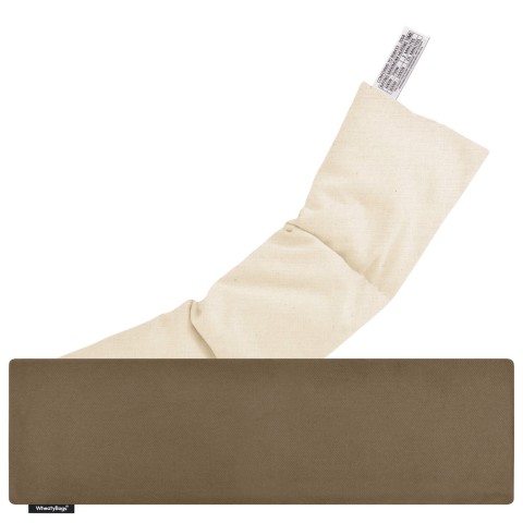 - Chocolate Luxury Cotton Fabric with Organic Lavender and Removable Cover (Personalised with Text)