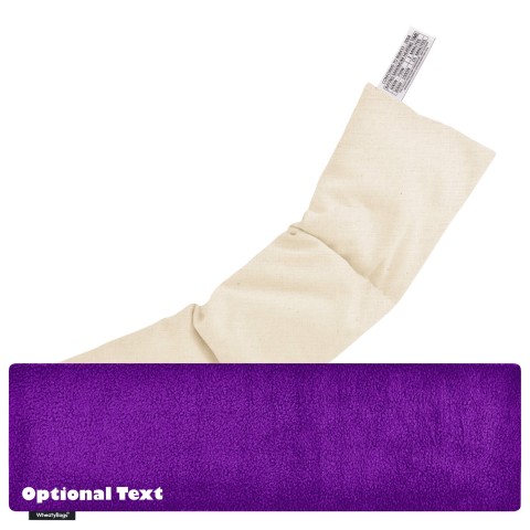 - Purple Fleece Fabric with Organic Lavender and Removable Cover
