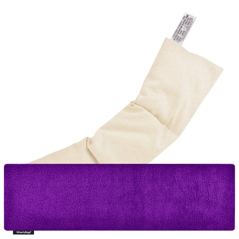 - Purple Fleece Fabric with Organic Lavender and Removable Cover (Personalised with Text)