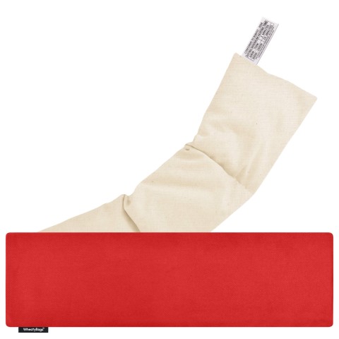 - Red Cotton Fabric and Removable Cover (Personalised with Text)