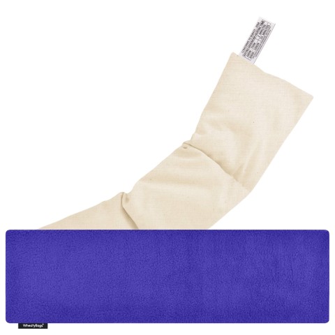 - Royal Blue Fleece Fabric with Organic Lavender and Removable Cover (Personalised with Text)