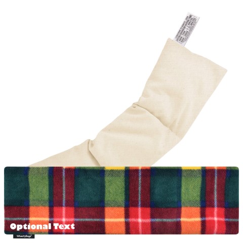 - Tartan Check Fleece Fabric with Organic Lavender and Removable Cover