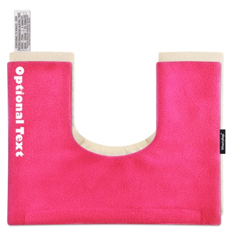- Fuchsia Pink Fleece Fabric and Removable Cover