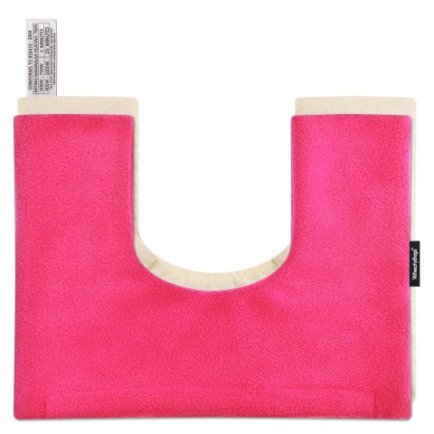 - Fuchsia Pink Fleece Fabric and Removable Cover (Personalised with Text)