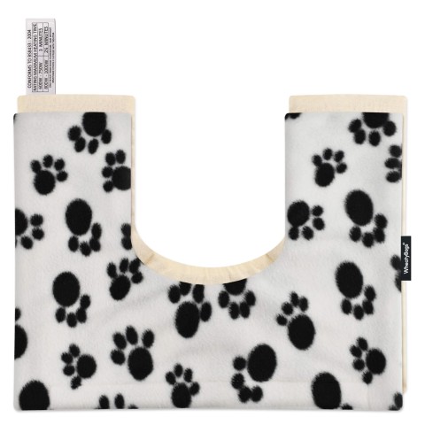 - Paws Print Fleece Fabric and Removable Cover (Personalised with Text)