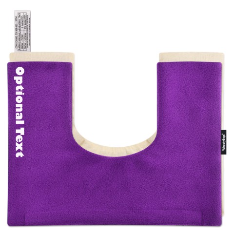 - Purple Fleece Fabric and Removable Cover