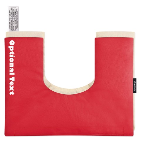 - Red Cotton Fabric and Removable Cover