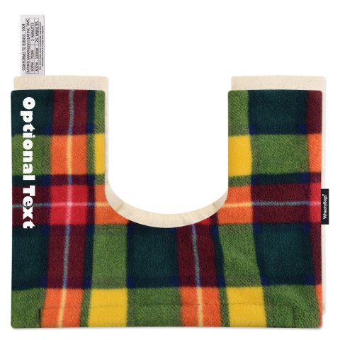 - Tartan Check Fleece Fabric and Removable Cover