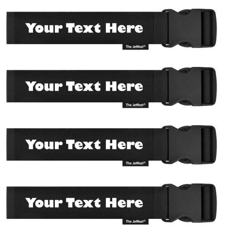 (Strap 180cm) - Black (Personalised with Text)