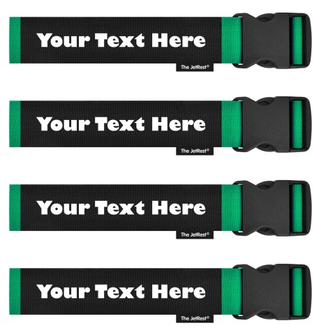 (Strap 180cm) - Green (Personalised with Text)