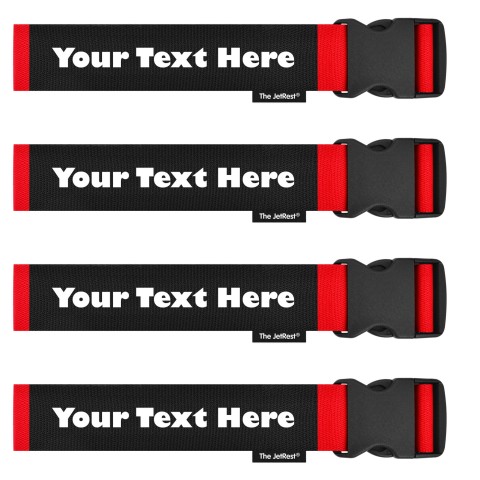(Strap 180cm) - Red (Personalised with Text)