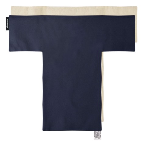 - Navy Blue Cotton Fabric Removable Cover (Personalised with Text)