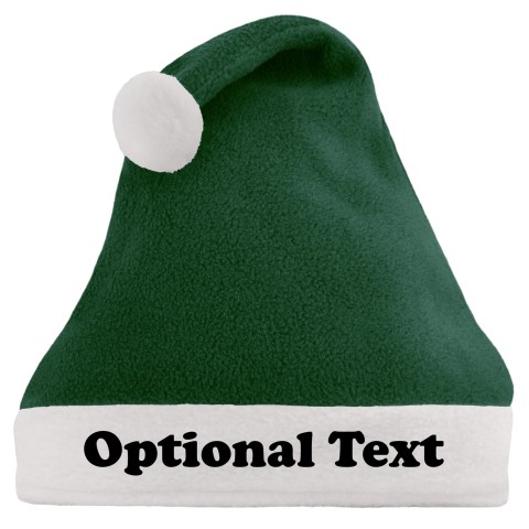Regular Size - Dark Green Fleece Fabric (Personalised with Text)