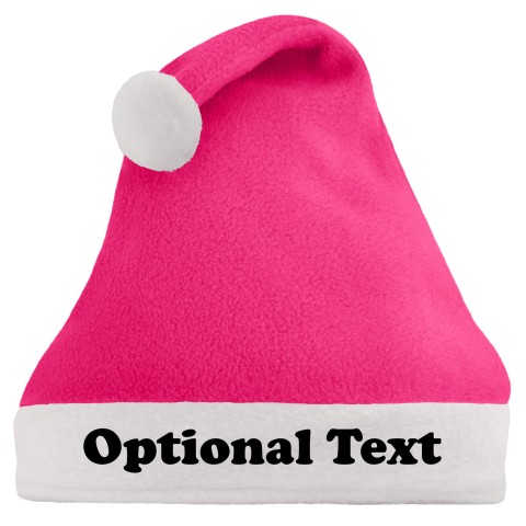 Regular Size - Fuchsia Pink Fleece Fabric (Personalised with Text)