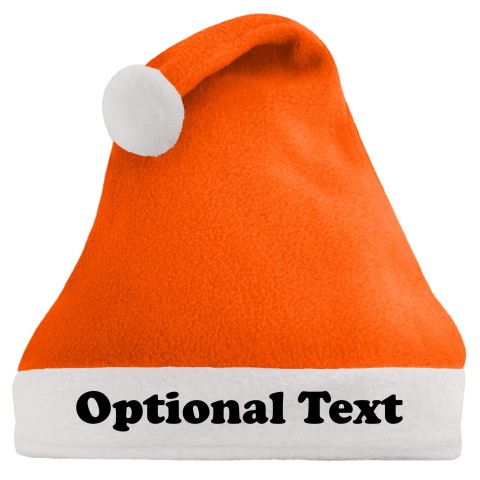 Regular Size - Orange Fleece Fabric (Personalised with Text)