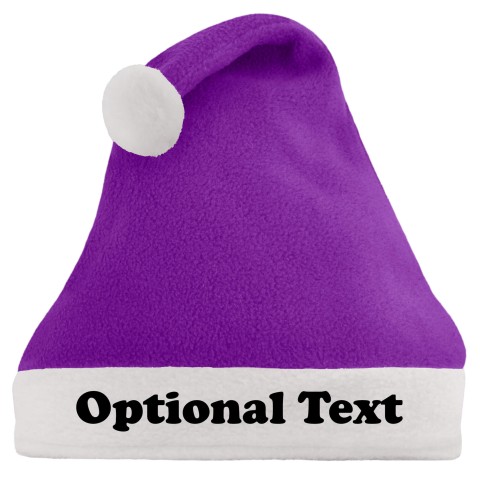Regular Size - Purple Fleece Fabric (Personalised with Text)