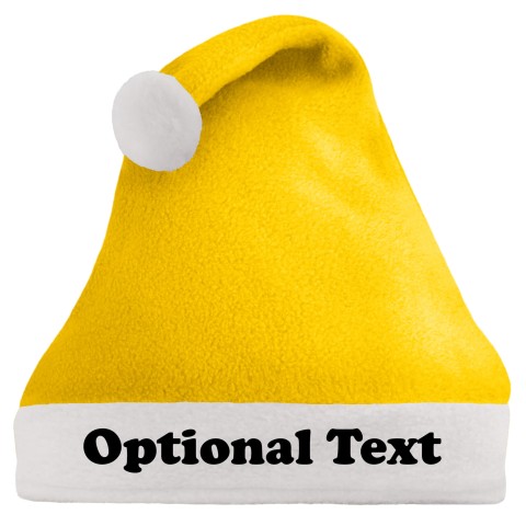 Regular Size - Yellow Fleece Fabric (Personalised with Text)