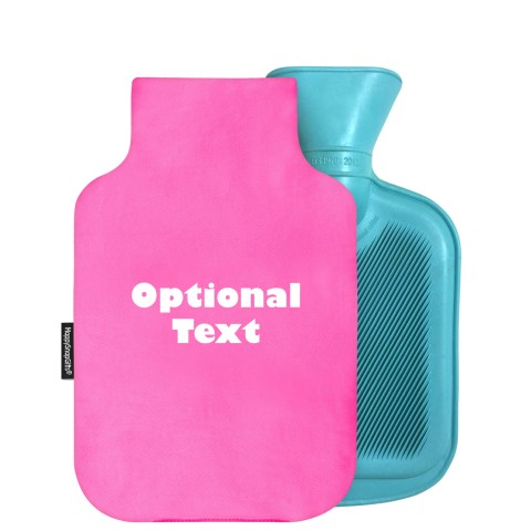 - 750ml Highlight (Stock Available Colour) - Bubblegum Pink Cotton Fabric and Removable Cover (Personalised with Text)