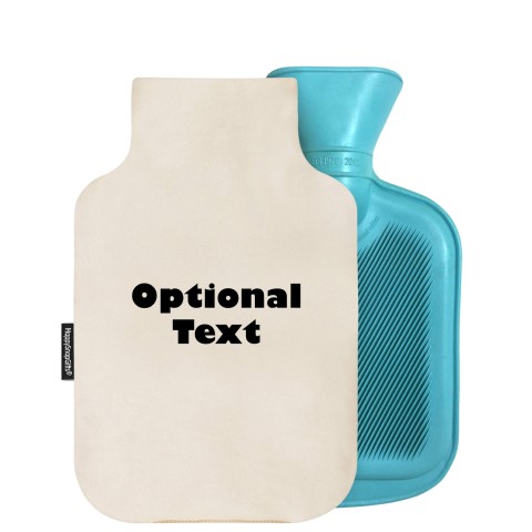 - 750ml Highlight (Stock Available Colour) - Natural Cotton Fabric and Removable Cover (Personalised with Text)