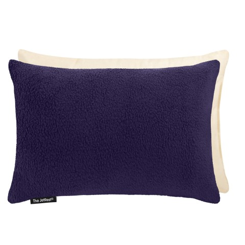 (30cm x 20cm) - Navy Blue Fleece Fabric Removable Cover (Personalised with Text)