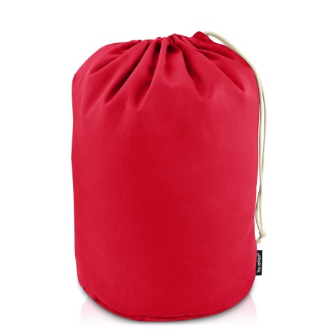 Large (44c x 28cm base) - Red Cotton Fabric (Personalised with Text)