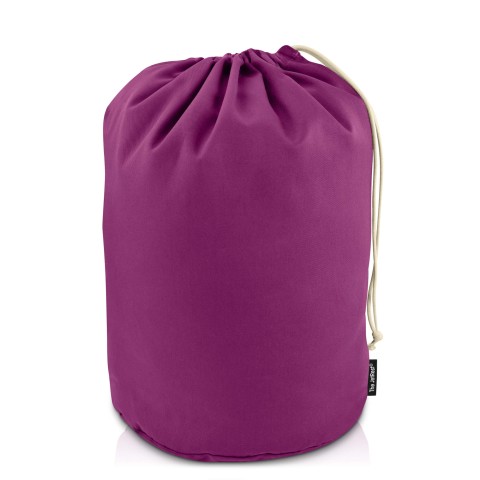 Large (44c x 28cm base) - Purple Cotton Fabric (Personalised with Text)