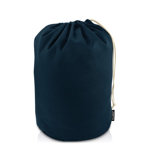 Medium (38cm x 24cm base) - Navy Blue Cotton Fabric (Personalised with Text)