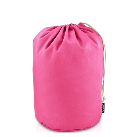 Small (32cm x 20cm base) - Bubblegum Pink Cotton Fabric (Personalised with Text)