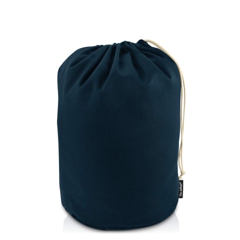 Small (32cm x 20cm base) - Navy Blue Cotton Fabric (Personalised with Text)