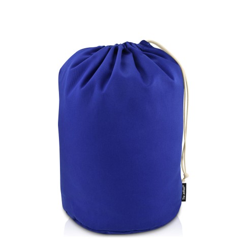 Small (32cm x 20cm base) - Royal Blue Cotton Fabric (Personalised with Text)