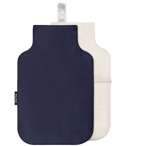 - Navy Blue Cotton Fabric Removable Cover (Personalised with Text)