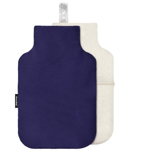 - Navy Blue Fleece Fabric Removable Cover (Personalised with Text)
