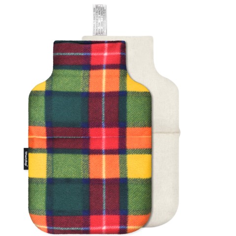 - Tartan Fleece Fabric Removable Cover (Personalised with Text)