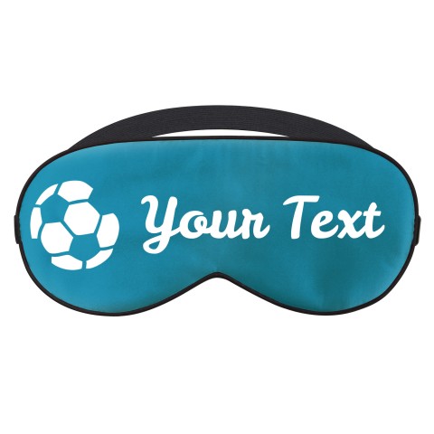with Footy Theme - Peacock Blue (Personalised with Text)