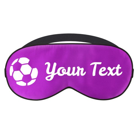 with Footy Theme - Purple (Personalised with Text)