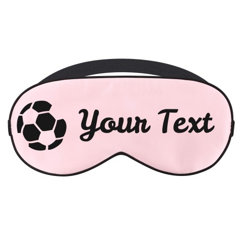 with Footy Theme - Baby Pink (Personalised with Text)