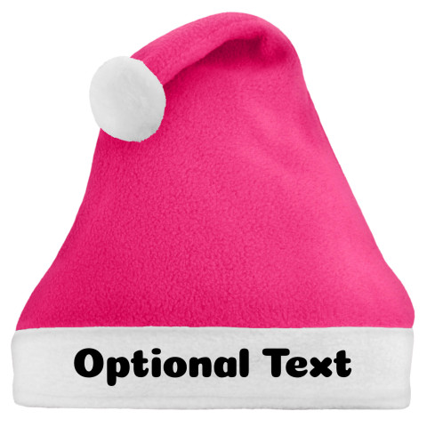 Regular Size - Fuchsia Pink Fleece Fabric (Personalised with Text)
