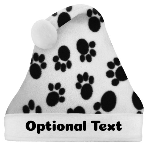 Regular Size - Paws Print Fleece Fabric (Personalised with Text)