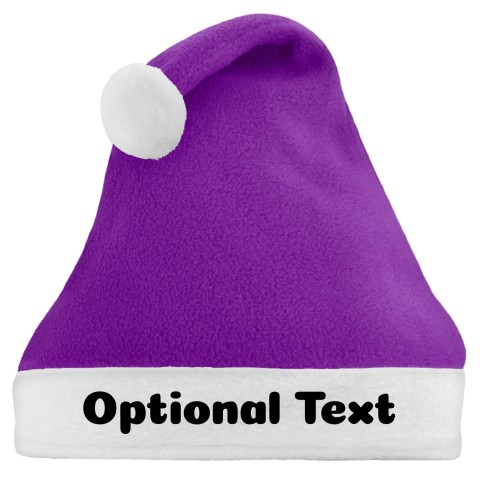 Regular Size - Purple Fleece Fabric (Personalised with Text)