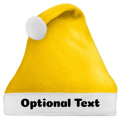Regular Size - Yellow Fleece Fabric (Personalised with Text)