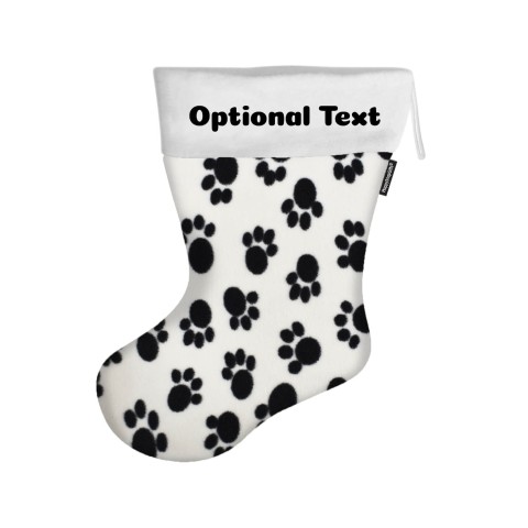(45cm) - Paws Fleece Fabric (Personalised with Text)