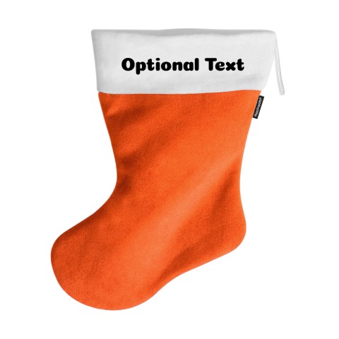 (70cm) - Orange Fleece Fabric (Personalised with Text)