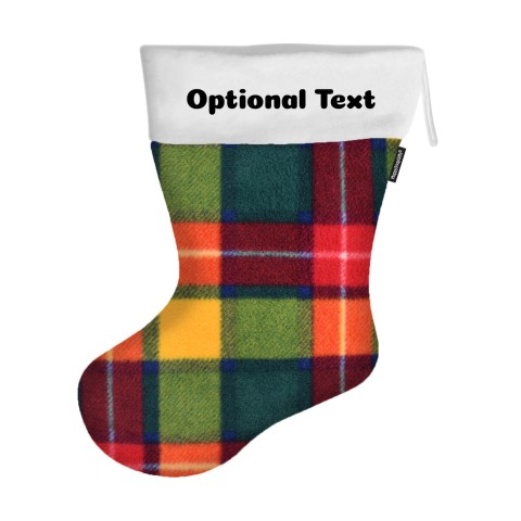 (70cm) - Tartan Fleece Fabric (Personalised with Text)