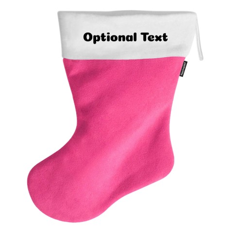 (100cm) - Fuchsia Pink Fleece Fabric (Personalised with Text)