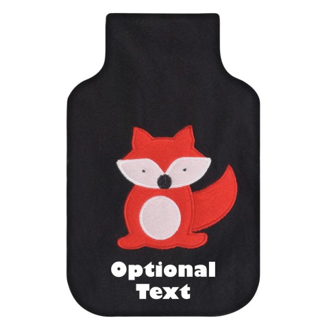 with Black with Fox Embroidery