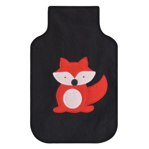 with Black with Fox Embroidery (Personalised with Text)